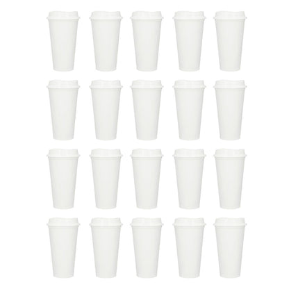 Pack 20 Vaso Plastico For Promotional Cafetero 475ml Colores