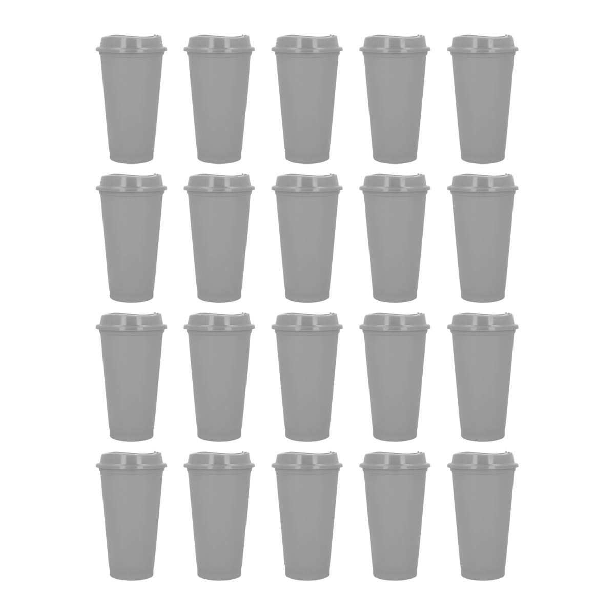 Pack 20 Vaso Plastico For Promotional Cafetero 475ml Colores
