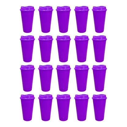 Pack 20 Vaso Plastico For Promotional Cafetero 475ml Colores