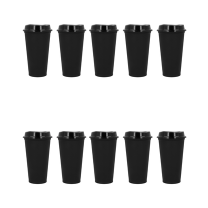 Pack 10 Vaso Plastico For Promotional Cafetero 475ml Colores