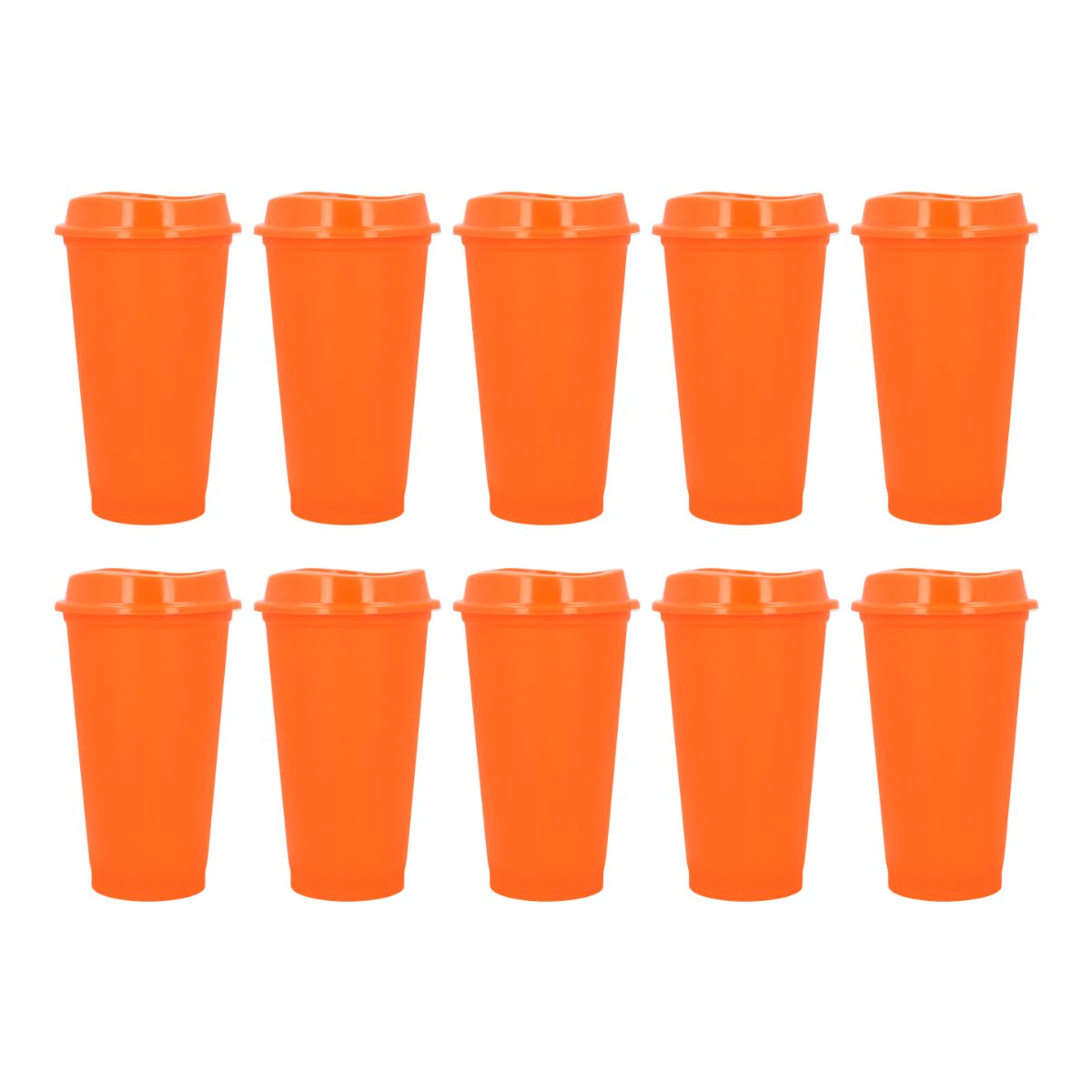 Pack 10 Vaso Plastico For Promotional Cafetero 475ml Colores