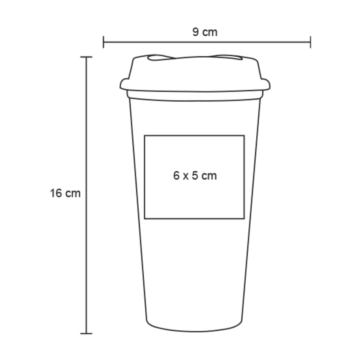 Pack 20 Vaso Plastico For Promotional Cafetero 475ml Colores