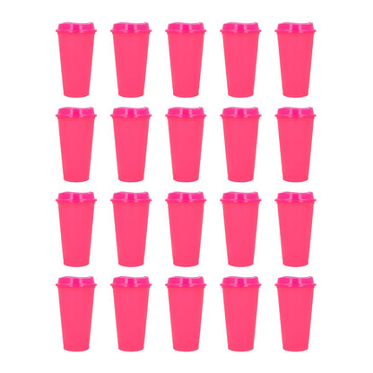 Pack 20 Vaso Plastico For Promotional Cafetero 475ml Colores