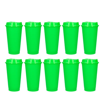 Pack 10 Vaso Plastico For Promotional Cafetero 475ml Colores