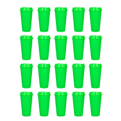 Pack 20 Vaso Plastico For Promotional Cafetero 475ml Colores