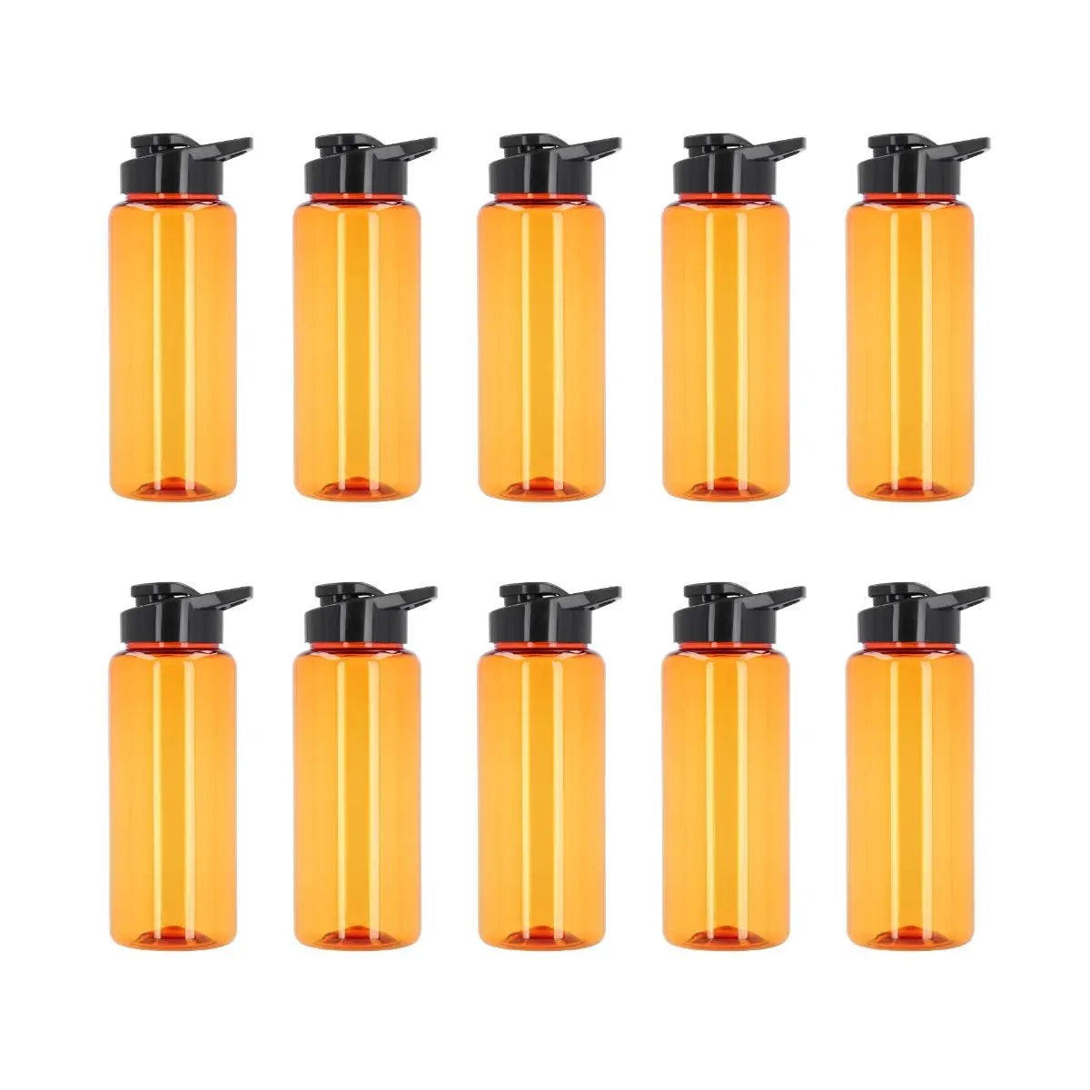 10pzs Cilindro Plastico Pai Tapa Enroscable 1000 ml Naranja For Promotional - For Promotional - detalle