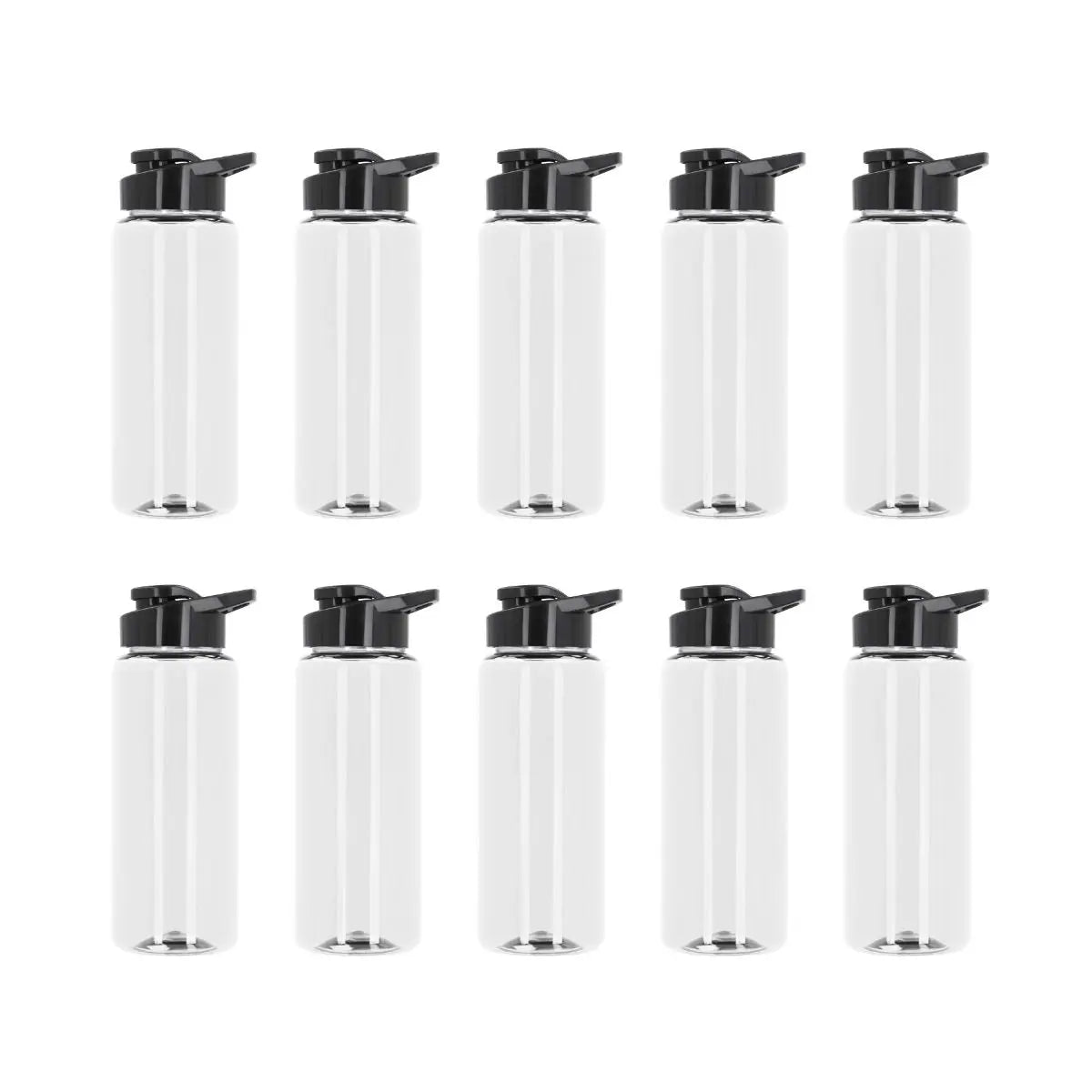 10pzs Cilindro Plastico Pai Tapa Enroscable 1000 ml Transparente For Promotional - For Promotional