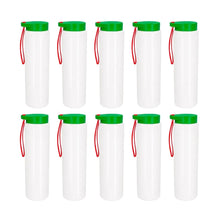 10pzs Cilindro Plastico Tricolor For Promotional Tapa Enroscable 1LT - For Promotional - detalle