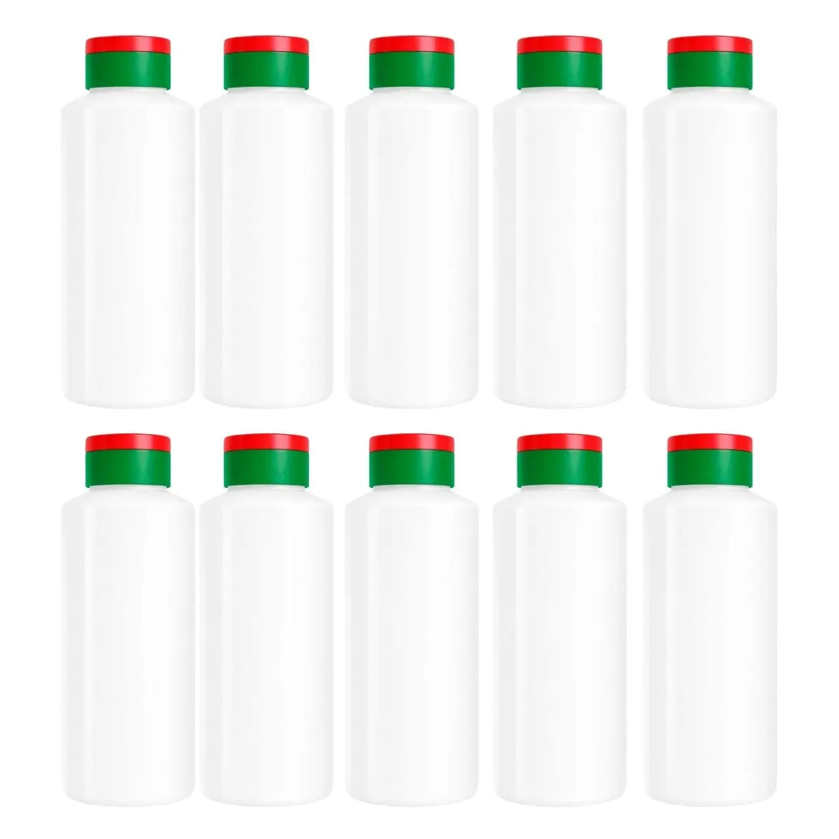 10pzs Cilindro Plastico Tricolor For Promotional 500 ml Tapa Enroscable