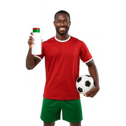 10pzs Cilindro Plastico Tricolor For Promotional 500 ml Tapa Enroscable