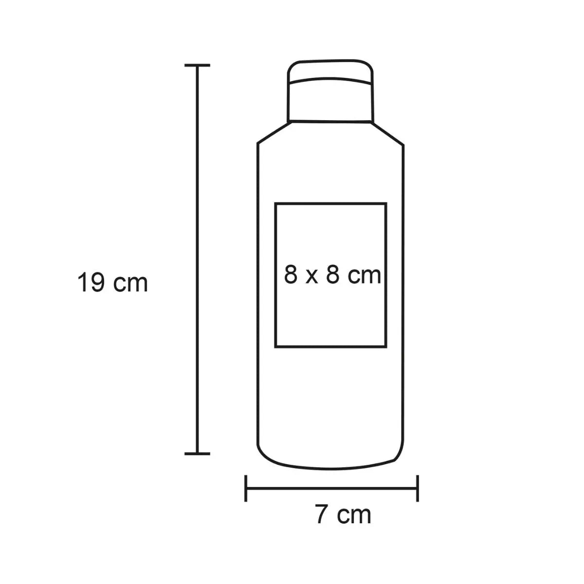 10pzs Cilindro Plastico Tricolor For Promotional 500 ml Tapa Enroscable