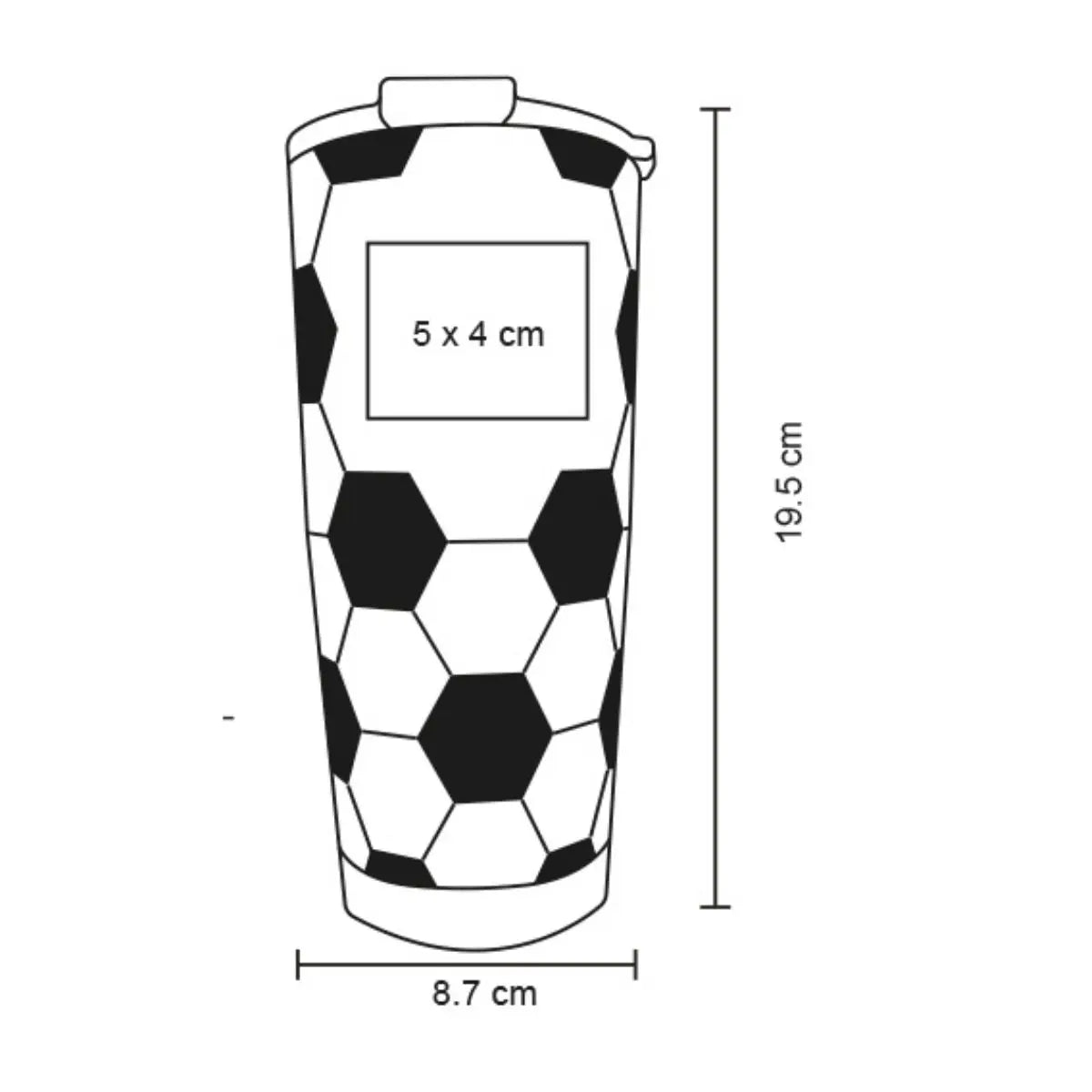 Termo Doble Pared For Promotional Impresion Balon Futbol