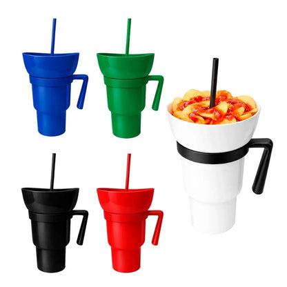 Vaso Plastico Tapa c/ Botanero For Promotional Elegir Color
