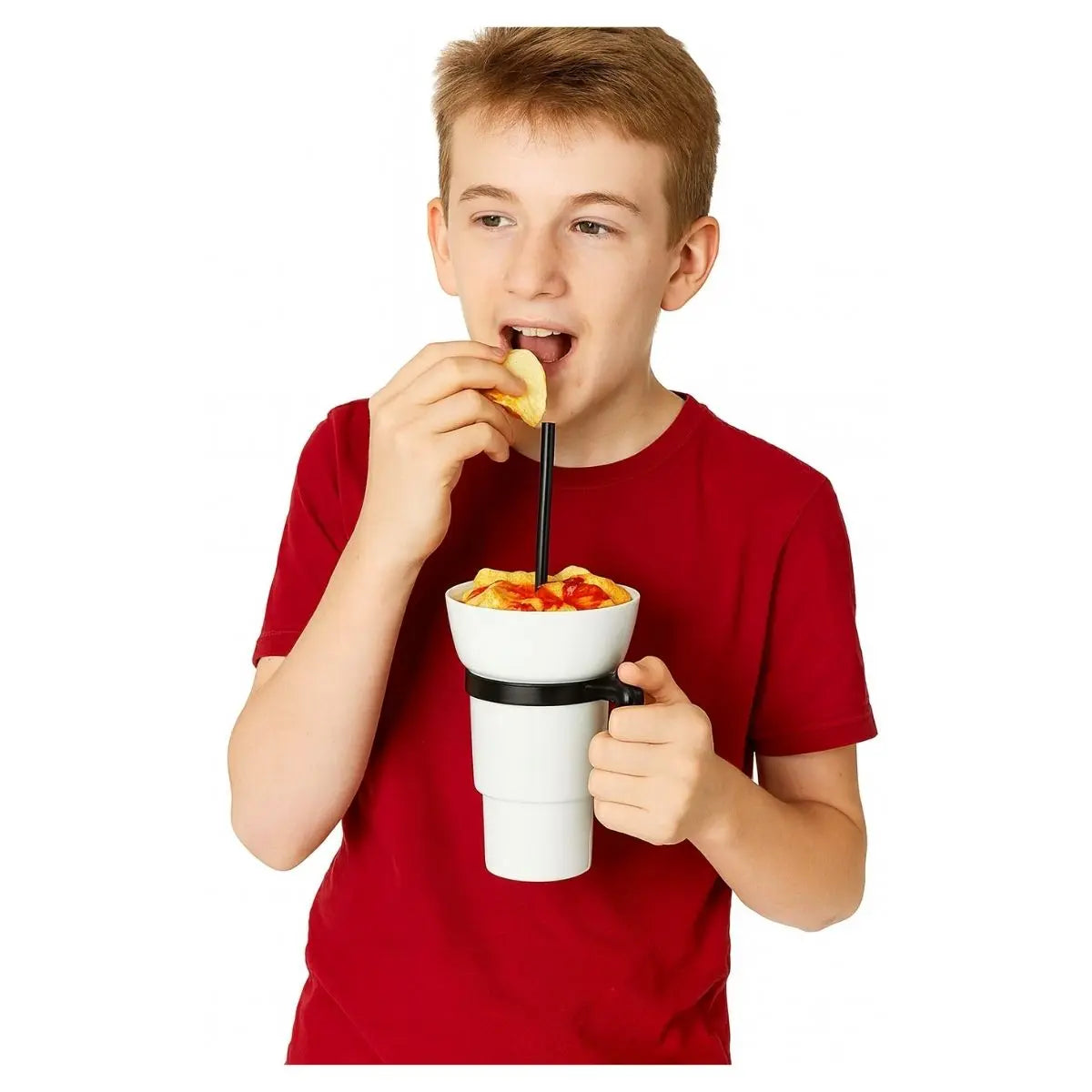 Vaso Plastico Tapa c/ Botanero For Promotional Elegir Color