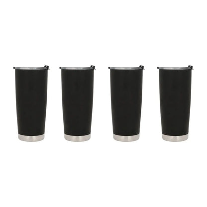 4 pzs Termo Duva Negro For Promotional - For Promotional - vista lateral
