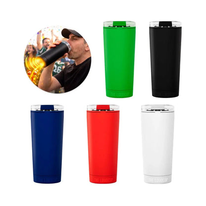 Vaso Plastico Doble Pared For Promotional Sistema Trompeta Colores