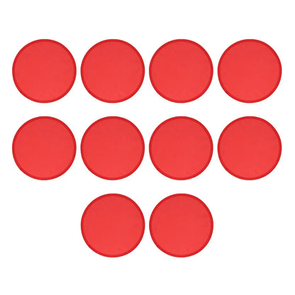 10pzs Disco Frisbee Plegable Rojo For Promotional - For Promotional - vista lateral
