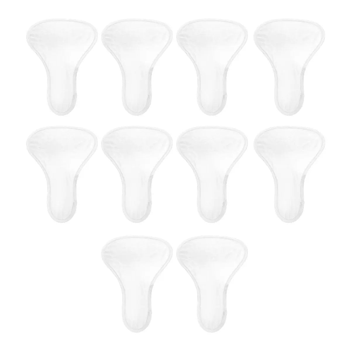 10pzs Abanico Plegable c/ Funda For Promotional Blanco