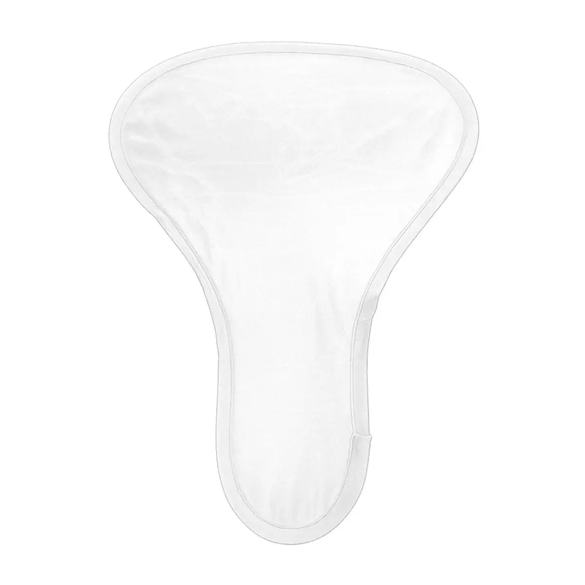 10pzs Abanico Plegable c/ Funda For Promotional Blanco