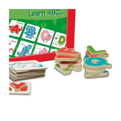 Set Creativo Juego Faber Castell Abc Aprende Alfabeto Letras - Faber Castell - detalle