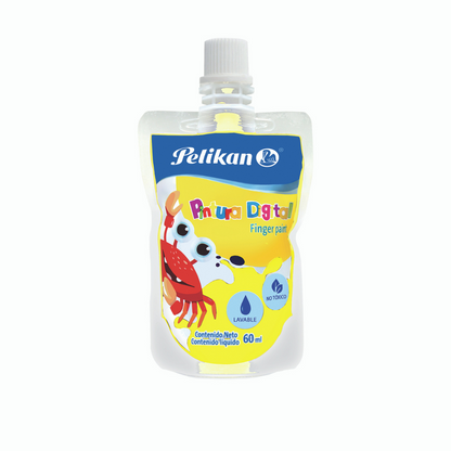 Pintura Digital Pelikan Finger Paint 60ml Elegir Color - MarchanteMX