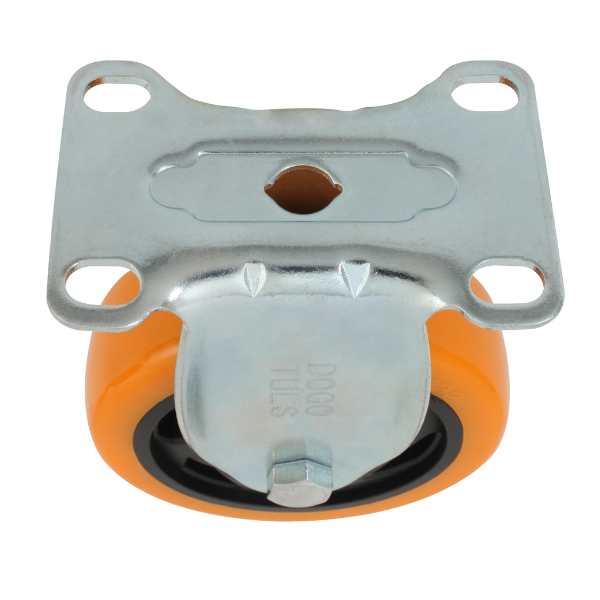 Rodaja PVC Naranja Fija 4" Dogotuls