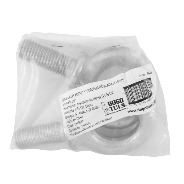 Armella Acero Corta 1 X 2-1/2 Forjada Dogotuls