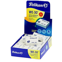 Gomas Borrador Plástica Ws30 Blanca Lápiz Escolar Pelikan 30 Piezas - Pelikan - uso