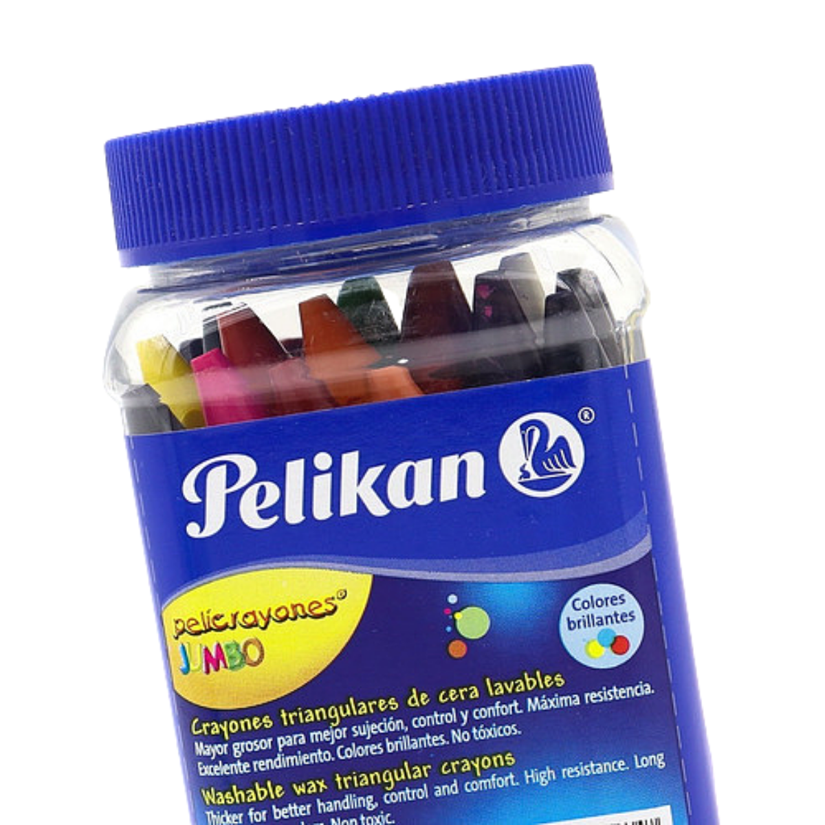 Crayones Jumbo Cera de Colores Pelikan 28 Piezas