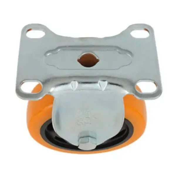 RODAJA PVC NARANJA FIJA 2" - Dogotuls - vista lateral