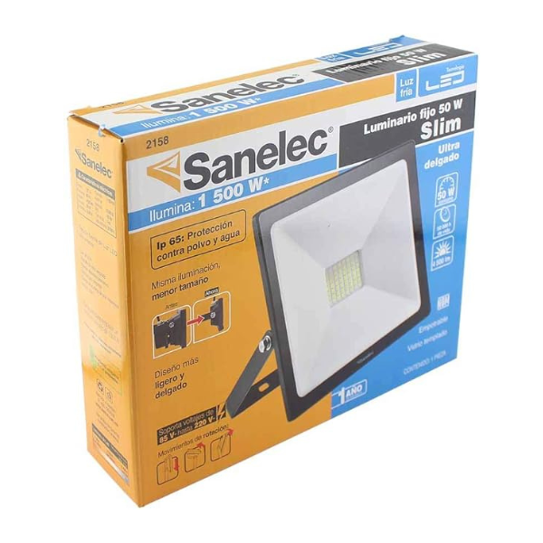 Reflector LED 50w Sanelec 2158 Ultra Delgado Sanelec