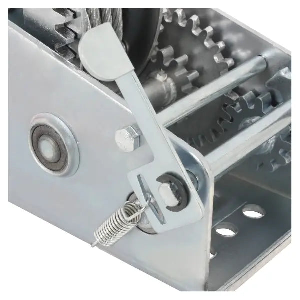 RESTIRADOR DOBLE ENGRANE 2000 LBS CABLE - Dogotuls - vista lateral