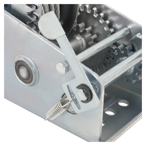 Restirador Doble Engrane 2000 lb con Cable de Acero Dogotuls