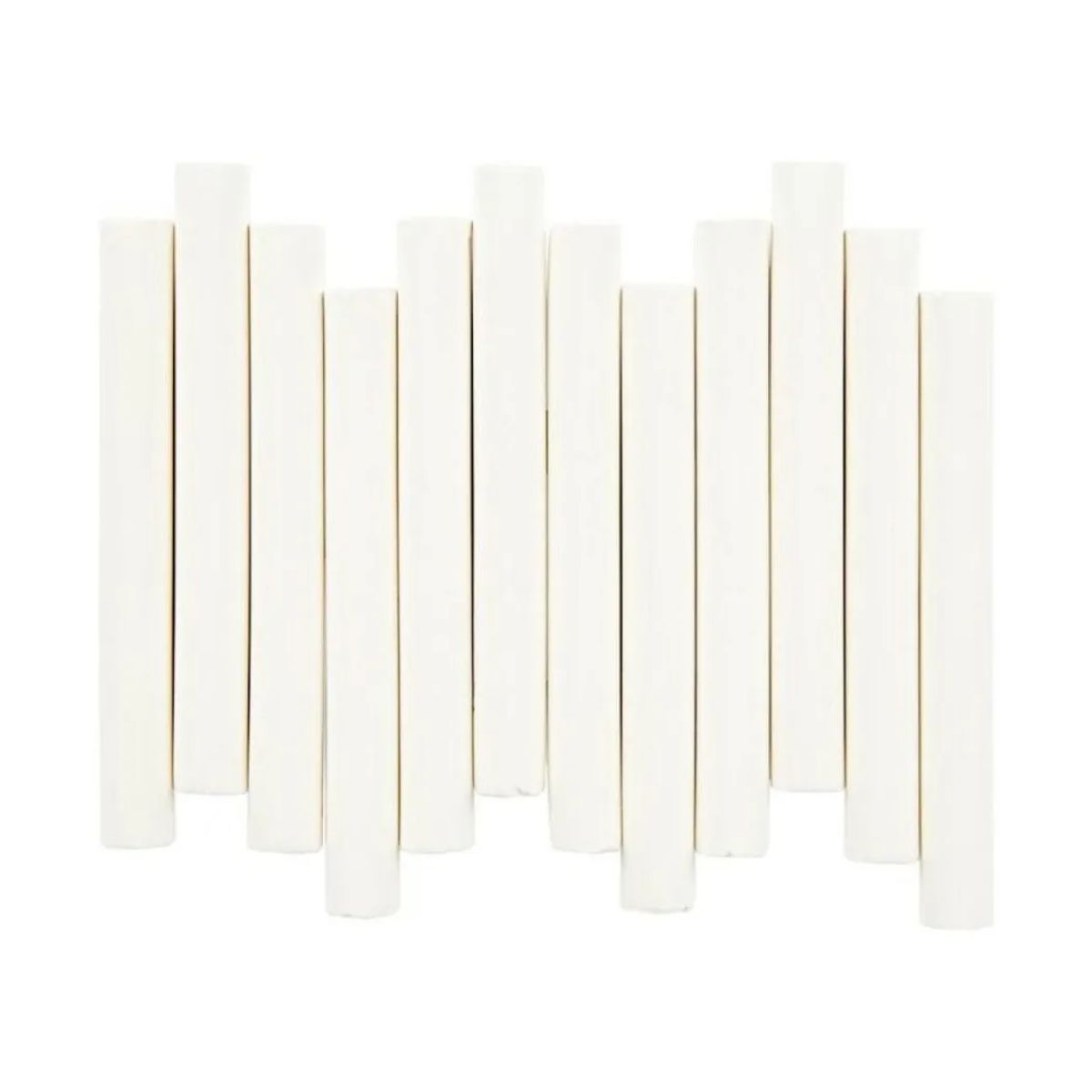 Caja 12 Gises Blancos Antipolvo Escolar Pizarrón Crayola