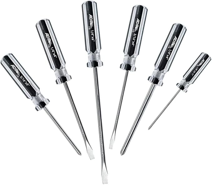 Juego De 6 Desarmadores Combinados Ergonómicos Adir