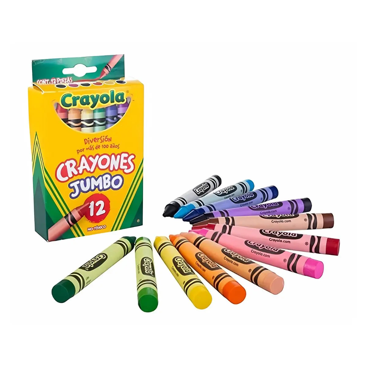 Crayones Crayola Jumbo Estuche Con 12 Colores Diferentes - Crayola - detalle