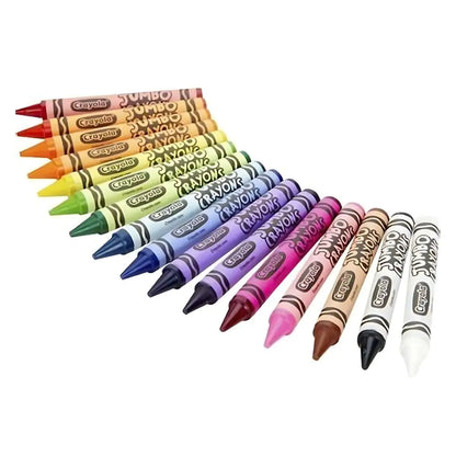 24 Crayones Jumbo Redondos Escolares Dibujo Colorear Crayola - Crayola