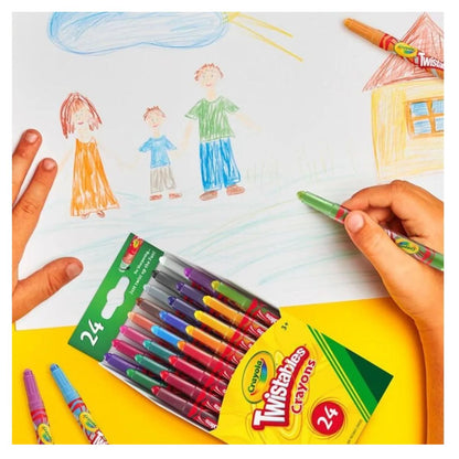 8 Mini Crayones Twistables Colores Intensos Escolar Crayola