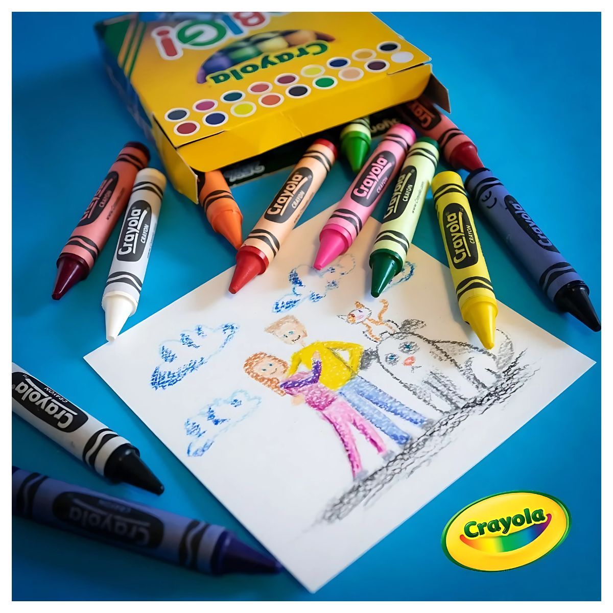 Crayones Extra Jumbo Crayola So Big Estuche Con 12 Colores