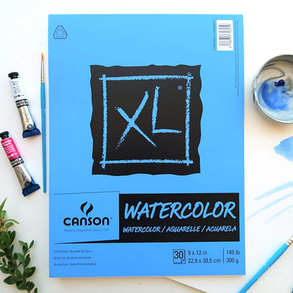 Block Xl Watercolor Canson Acuarela Pintura 22,9 X 30,5 300g