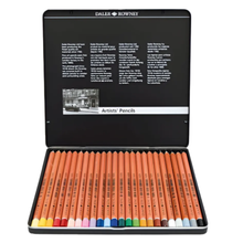 Estuche 24 Lapiz Pastel Dibujo Trazo Suave Daler Rowney