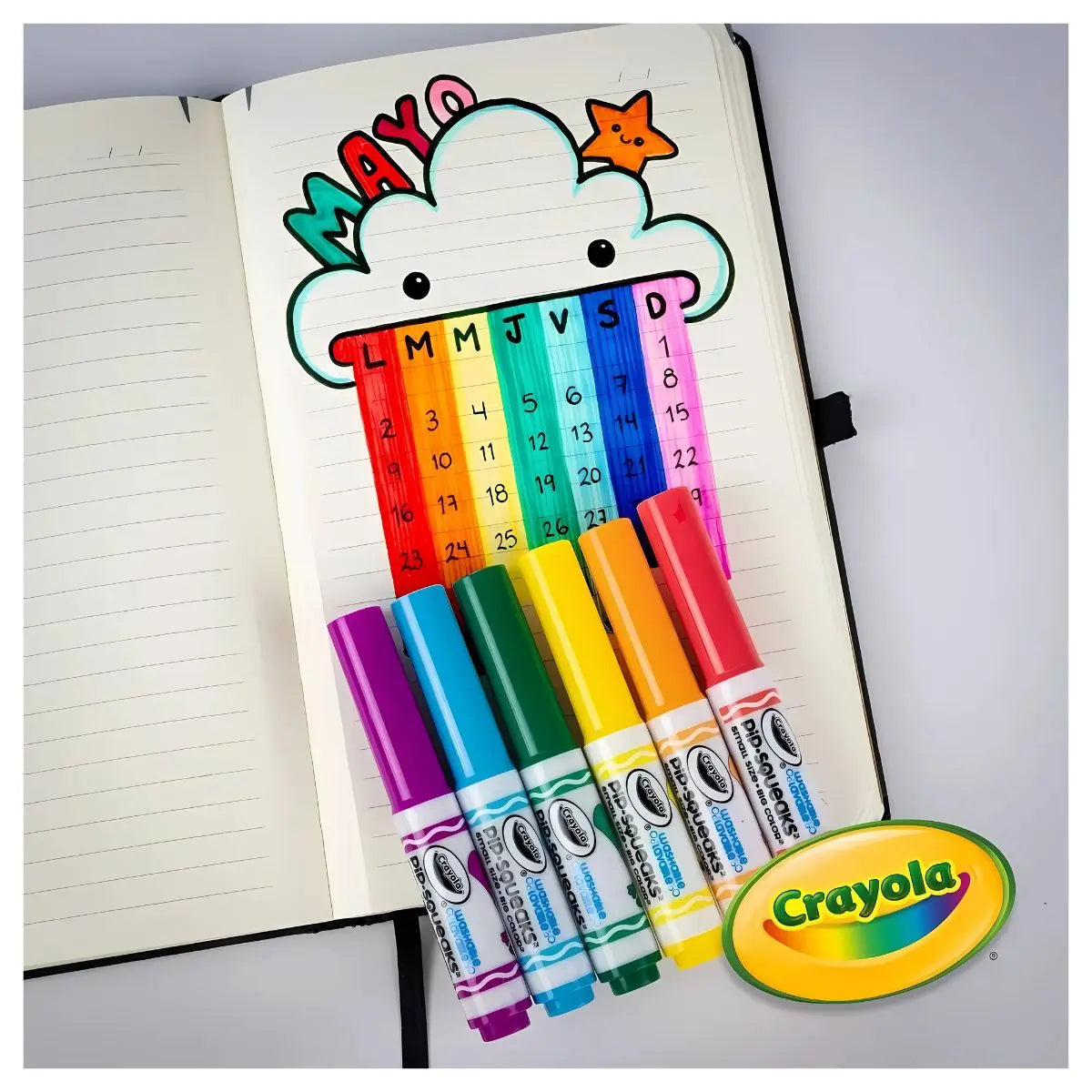Plumones Plumocitos Lavables Crayola Pip Squeaks 8 Colores - Crayola