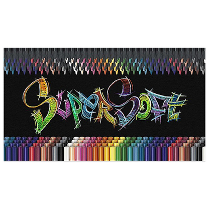 Lápices de Colores Faber Castell Super Soft 100 Pz - MarchanteMX