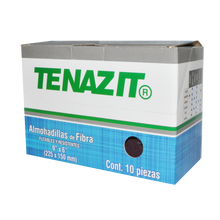 10 piezas Almohadilla de Fibra Tenazit Grano Grueso