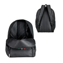 Mochila Negra Rayas Tricolor For Promotional 2 CompartimentoS - For Promotional - vista lateral