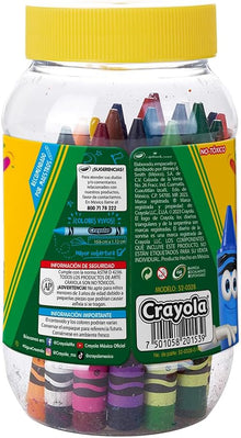 Bote 28 Crayones Jumbo Colores Escolar Redondos Crayola