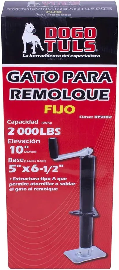 Gato Remolque Dogotuls Fijo 2000 Lb Estructura A Con Base - Dogotuls - vista trasera