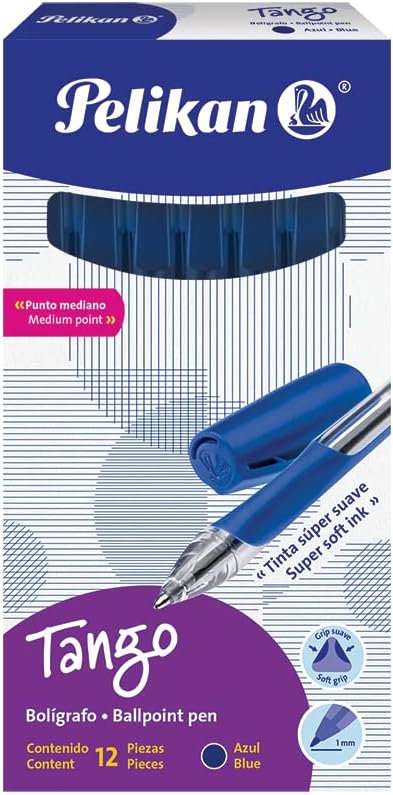 Bolígrafos Semi Gel Pluma Tango Pelikan 12 Piezas Elegir Color - MarchanteMX