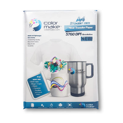 Papel Sublimar Transfer Carta 100 H 100g Light Color Make