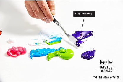 Pintura Acrílica Basics Set 12 Colores Tubo 22ml Liquitex